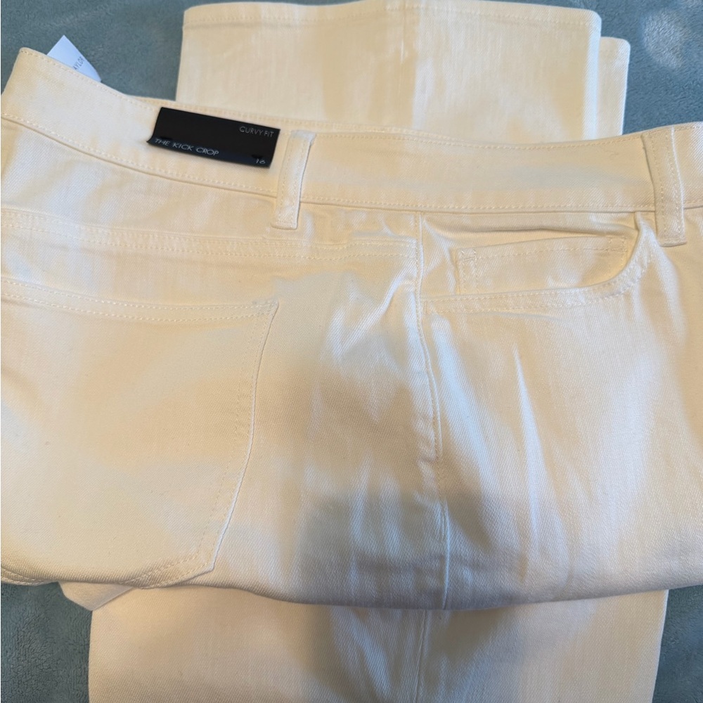 Ann Taylor Cream Ankle & Cropped Jeans